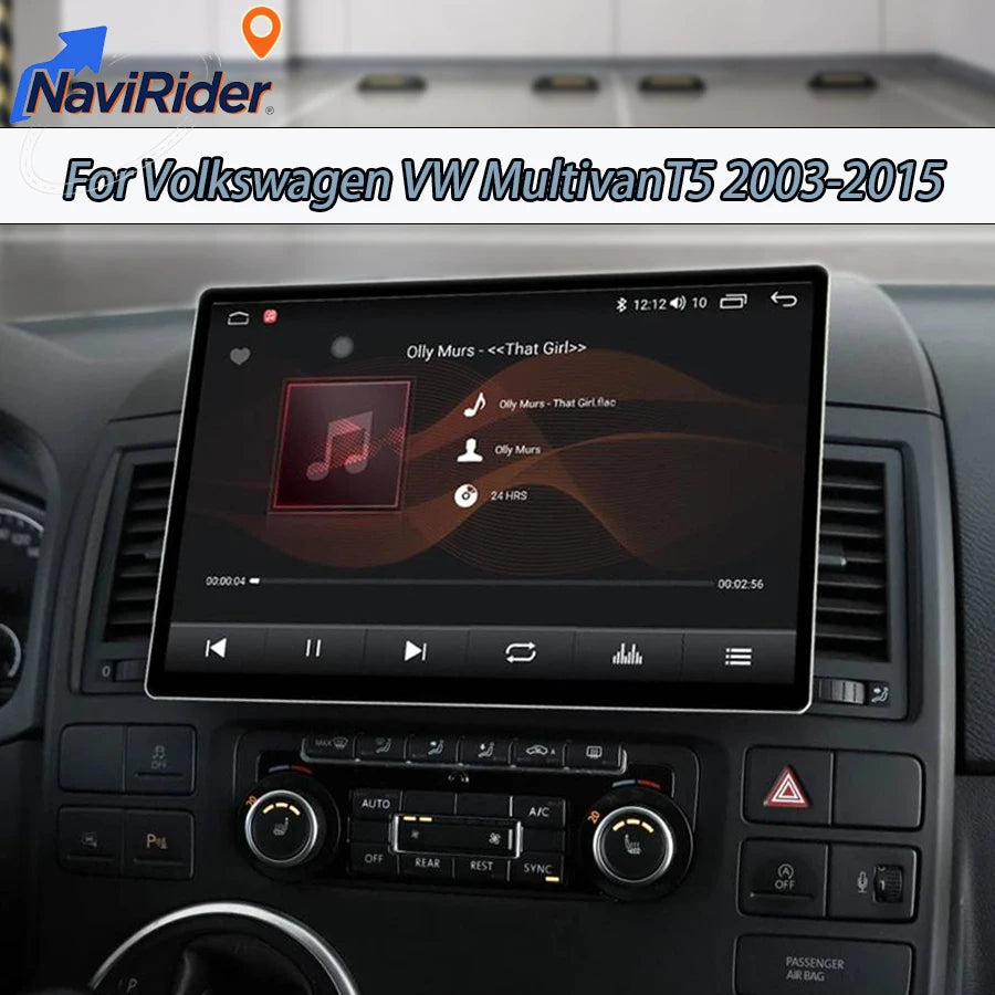 12.5'' Android Radio Screen For Volkswagen VW MultivanT5 2003-2015 Head Unit Multimedia St