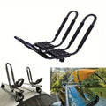 1 Pair J Style Kayak Roof Rack Carrier Car Top Cross Bar Mount Holder For Canoe Boat Transport - Automotive LED Light