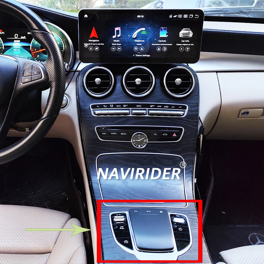 Benz Car Accessories Touch Control Panel For Mercedes Benz C Class W205 2015-2018 GLC X253