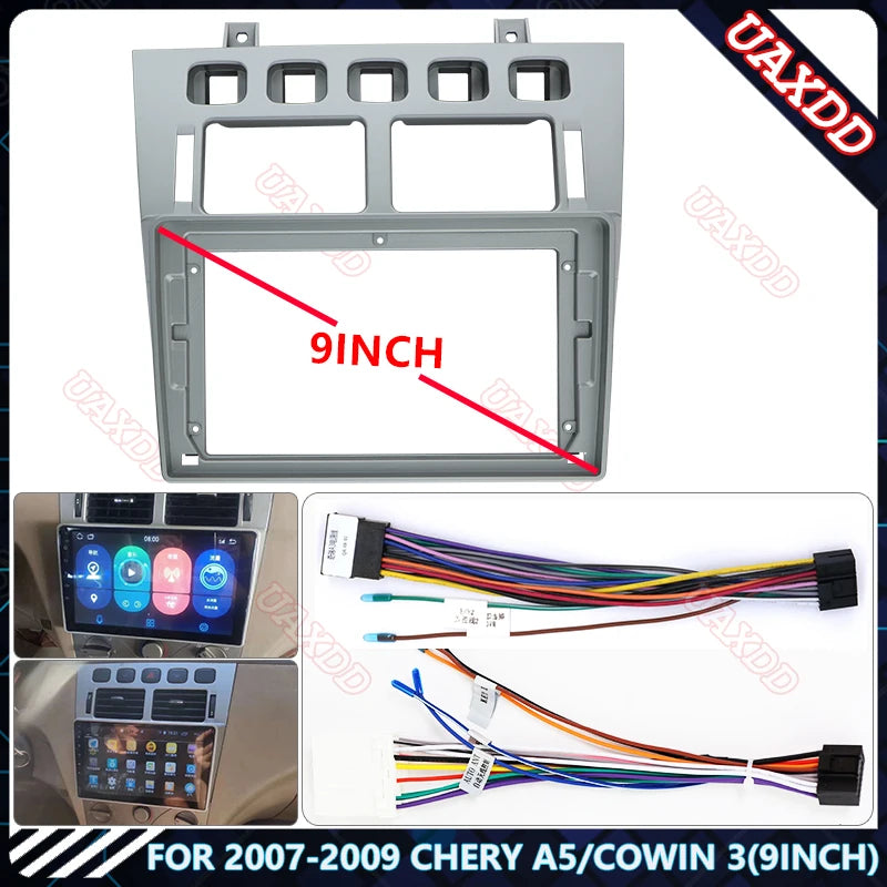 FOR 2007-2009 Chery A5 COWIN 3 9INCH Car Radio Android Stereo audio screen multimedia vide