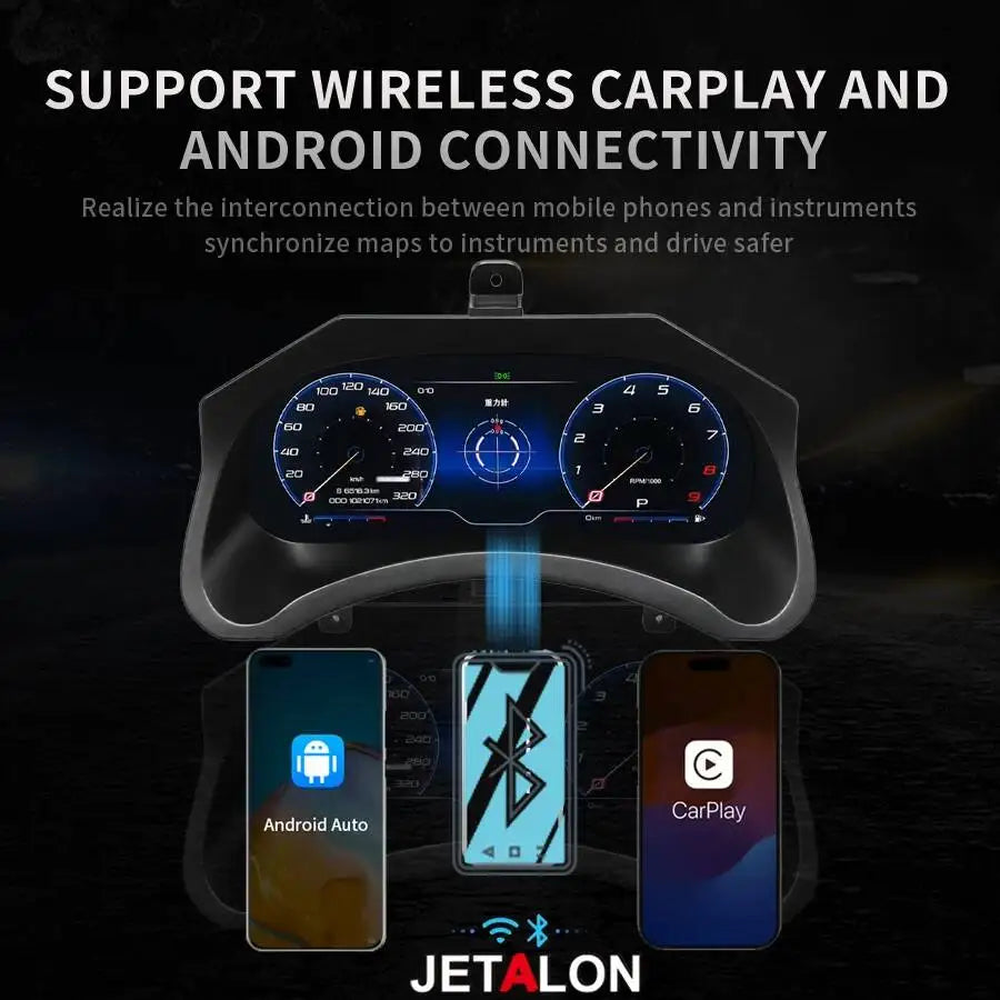 12.3inch Car LCD Instrument Carpaly Cluster Panel For Infiniti G37 G25 2007-2013 Multiple