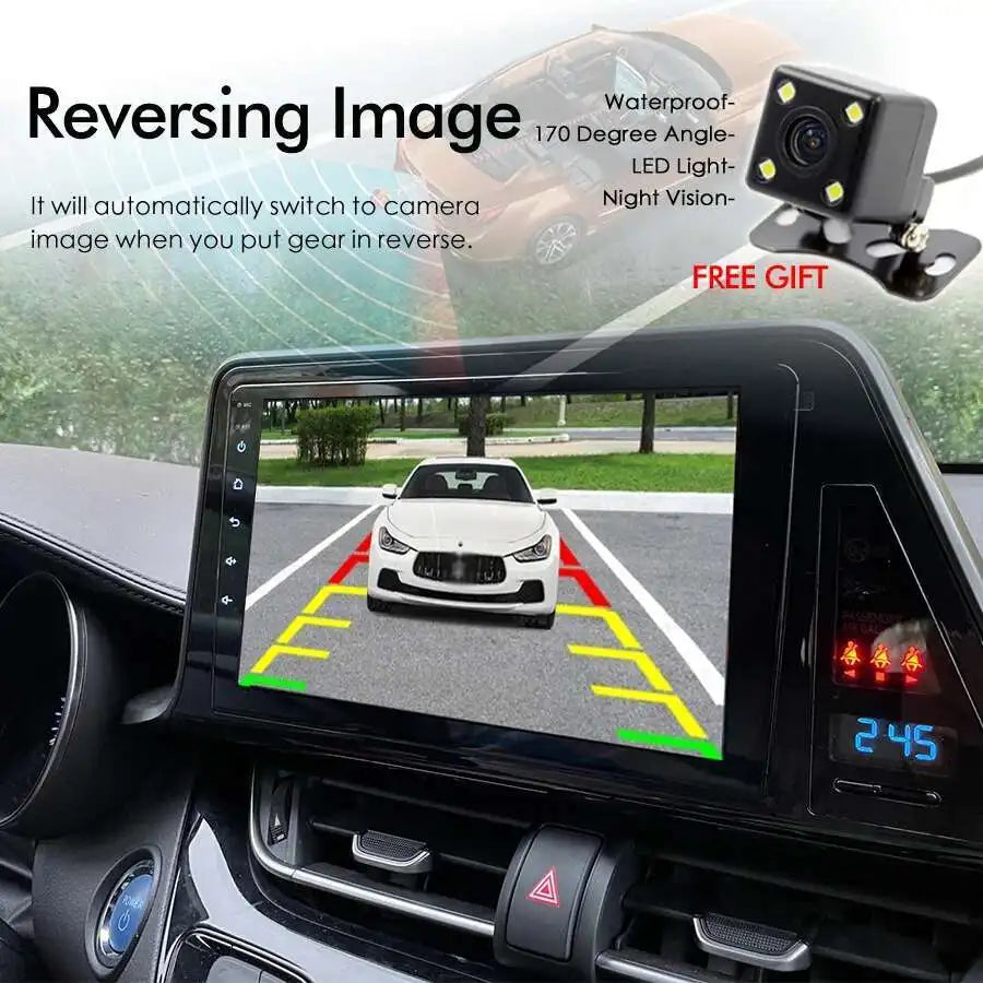 Wireless CarPlay Android 14 AI Voice Car Radio Stereo 8+128GB GPS Navigation For Toyota CH