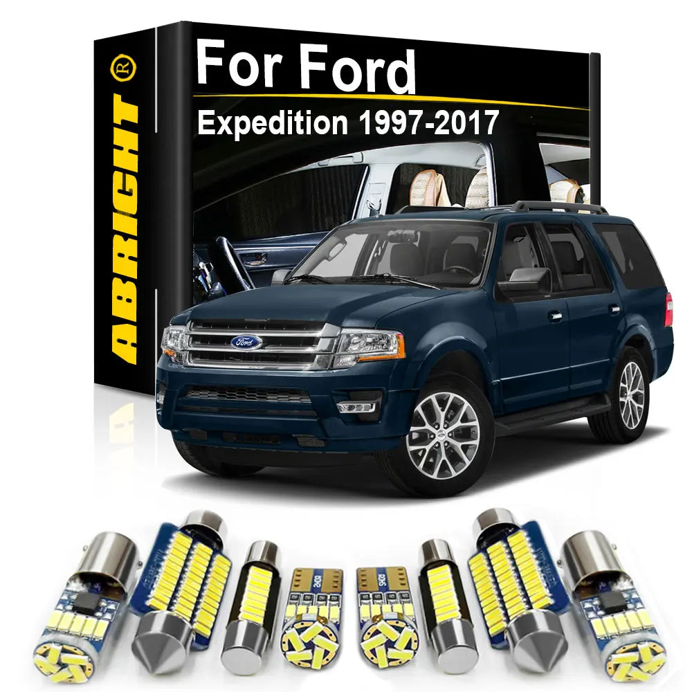 LED Interior Light Kit for Ford Expedition 1997-2017 - Canbus Dome Map Door Trunk Bulbs | AUTOKITSHOP