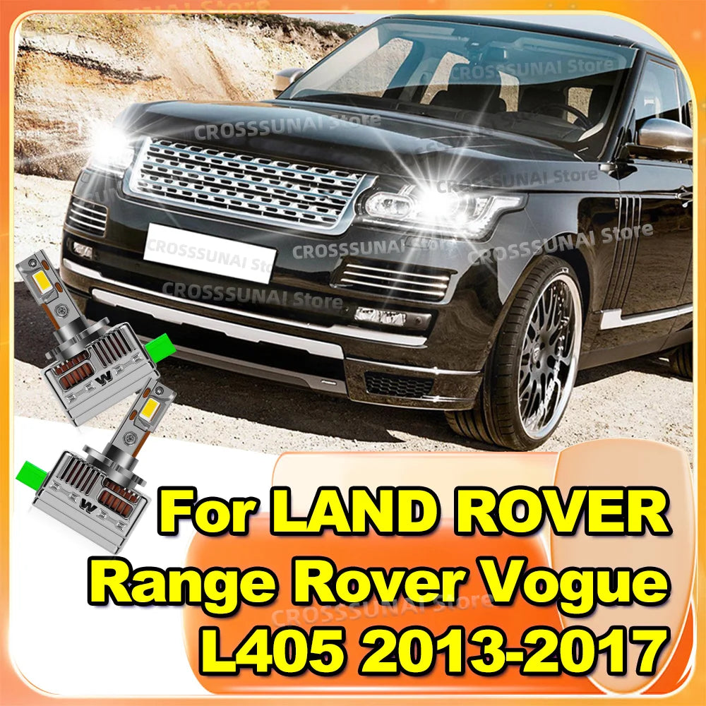 Car Headlights Canbus Xenon Lamp Upgrade LED Car Light 50000LM For LAND ROVER Range Rover