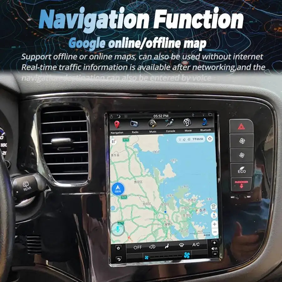 10.4inch Car Radio Android 15 Screen For Mitsubishi Outlander 2017 2018 GPS Stereo Carplay | AUTOKITSHOP
