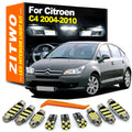 ZITWO 11Pcs LED Interior Dome Map Reading Light For Citroen C4 2004 2005 2006 2007 2008 2009 201 - Canbus LED Car Light
