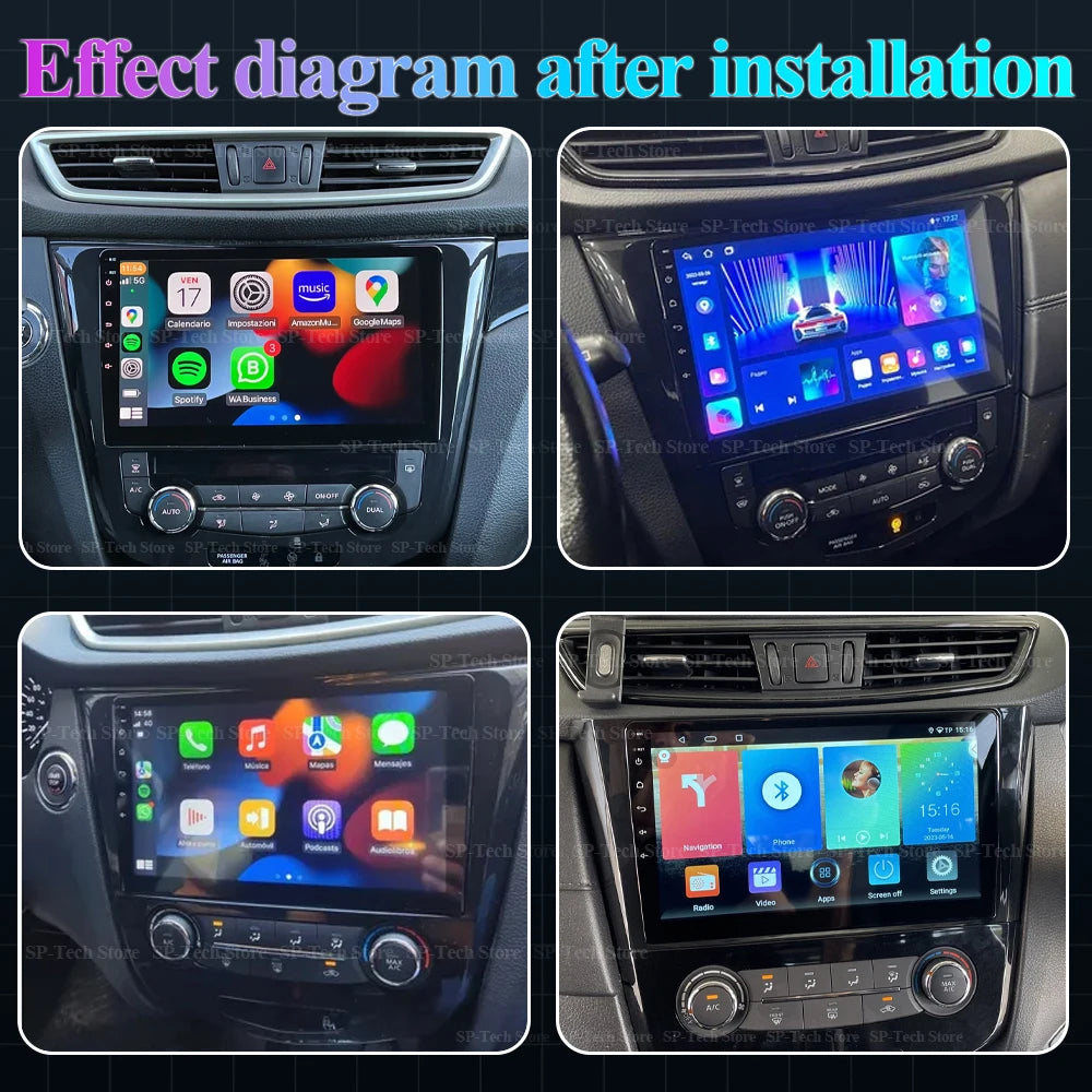 Android 16 For Nissan X-trail Xtrail X - Trail 3 T32 2013-2022 Qashqai 2 J11 Car Radio Mul | AUTOKITSHOP