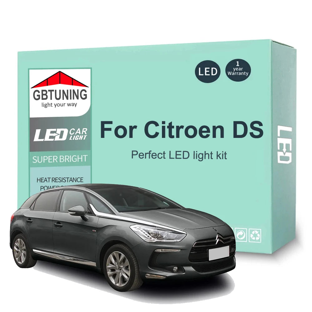 LED Interior Light Kit for Citroen DS3 DS4 DS5 DS6 DS7 DS9 Car Accessories Canbus Dome Trunk License Plate Indoor Sig...