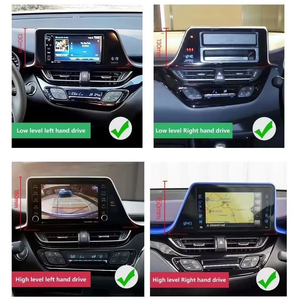 Android 16 For Toyota C-hr Chr 2016 2017 2018 2019 2020 2021 2020 Lhd Rhd 13cm Carplay Car | AUTOKITSHOP