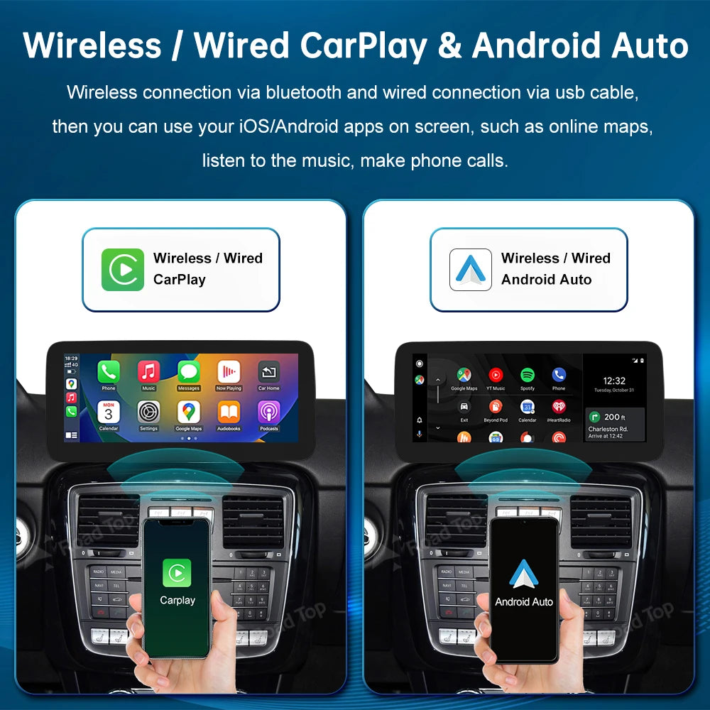 Wrieless CarPlay Android Auto Car Multimedia Dispaly For Mercedes-Benz G Class W463 2013-2 | AUTOKITSHOP