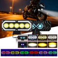 Motorcycle High Power 200W Fog Lamps Additional LED Auxiliary Lighthouse 12V 24V Off-road
