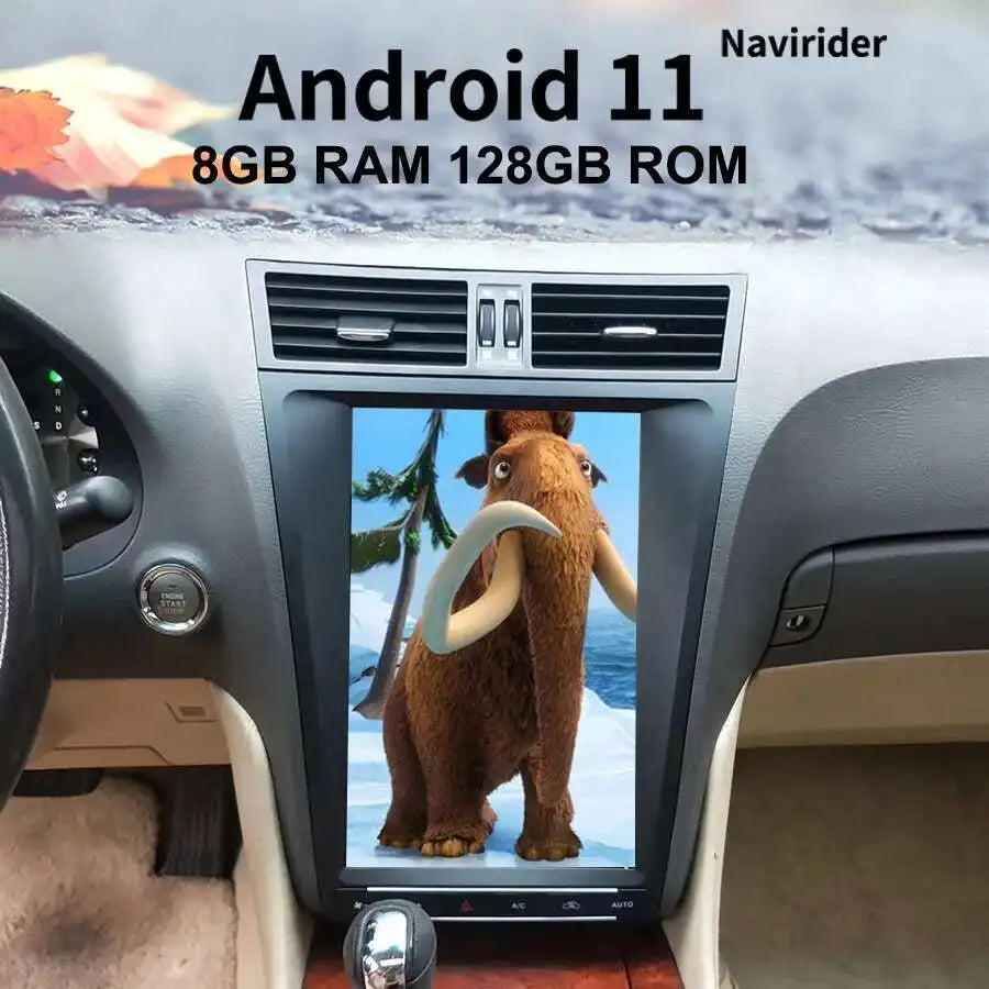 Tesla Vertical Android Screen Car GPS Radio For Lexus GS300 GS460 2006-2011 2din Stereo Mu