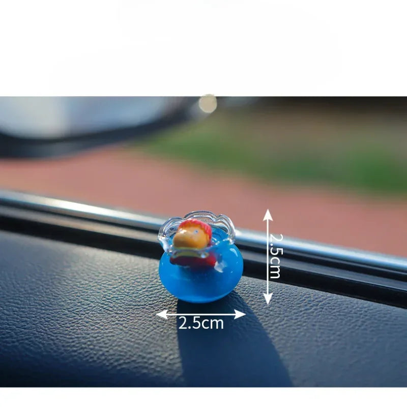 5/10pcs Luminous Mini Resin Garden Decoration Outdoor Patio Lawn Yard Fish Tank Potted Plants Ca - Automotive LED Light