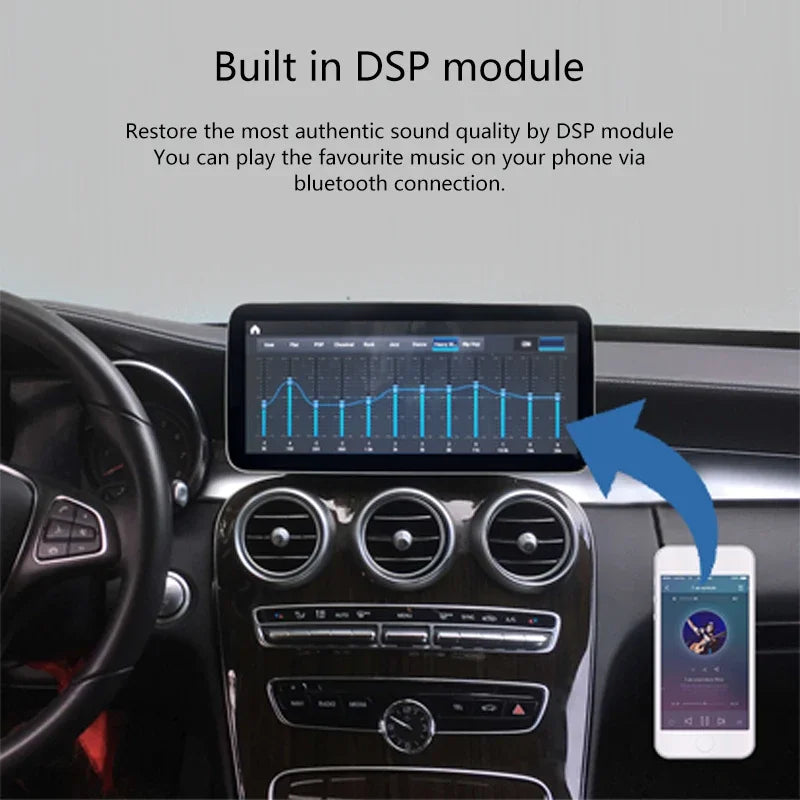 6+128G Qualcomm Android 11 Touch Screen Multimedia Player Display Navigation LTE BT Wifi G