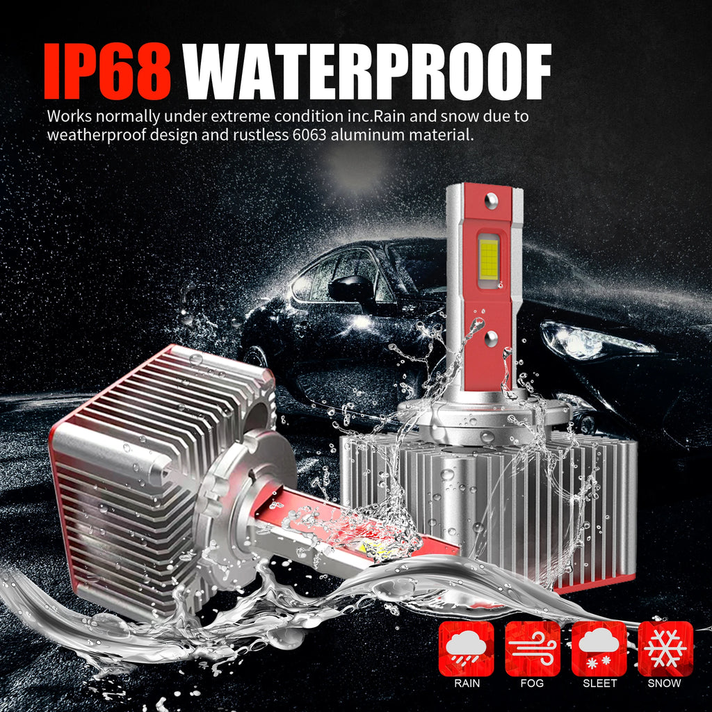 70W LED Car Headlight D1S D2S D3S D4S D5S D8S CANbus No Error Lamp Auto Headlamp Bulbs Car