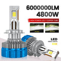 4800W H7 H4 H11 Led Car Headlight Bulbs 7 Copper tubes 6000000LM 9980 CSP Canbus H1 H8 900