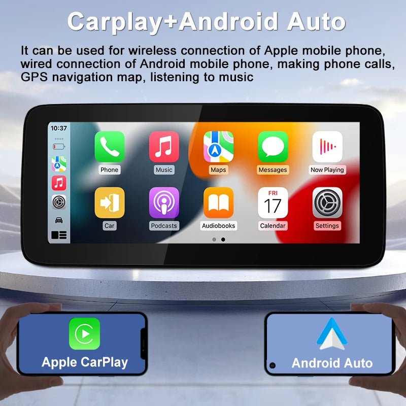 Android Auto Wireless Carplay Car Multimedia Players For Mercedes Benz C Class W204 2011-2