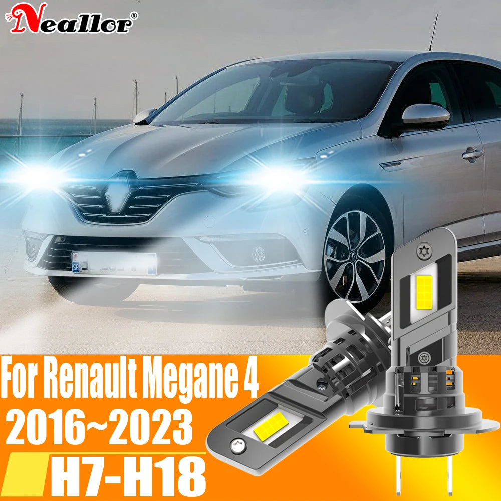 2x High Power H7 Led Headlight Canbus No Error H18 Car Bulb 6000K White Light Diode Lamp 1