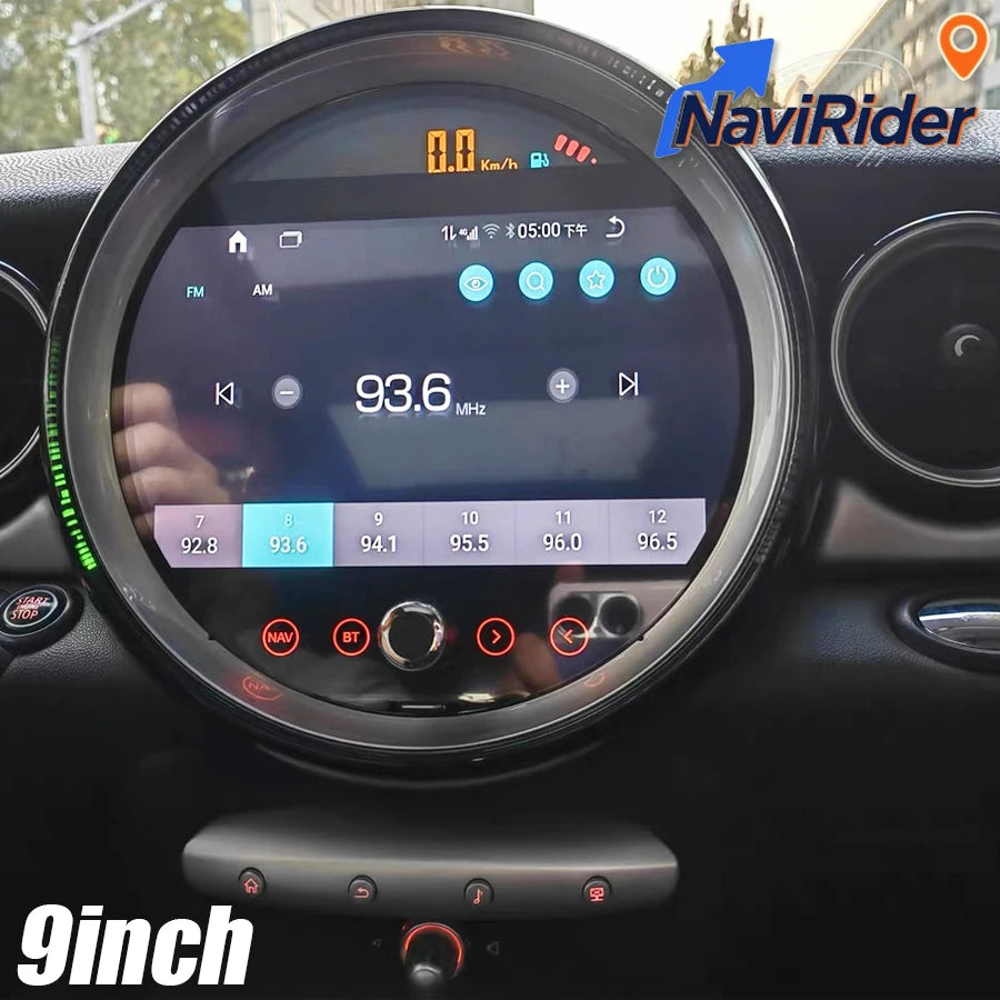 9inch Android Multimedia Player For BMW Mini One R56 R57 R58 R60 Cooper S 2007-2017 Stereo