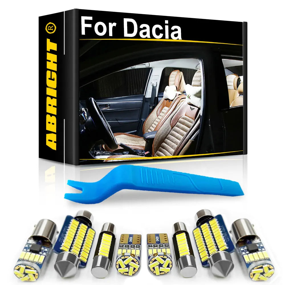 LED Interior Light Kit for Dacia Duster 1 2 Logan MCV 2 3 Express Pickup Lodgy Sandero Dokker Accessories Indoor Lamp...