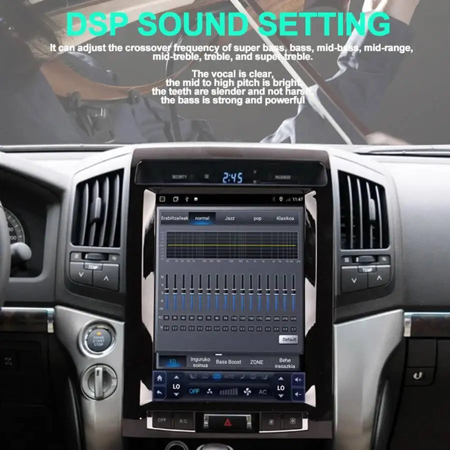 12.1" Android For Toyota Land Cruiser 200 LC200 2008-2015 Stereo Autoradio Multimedia Play