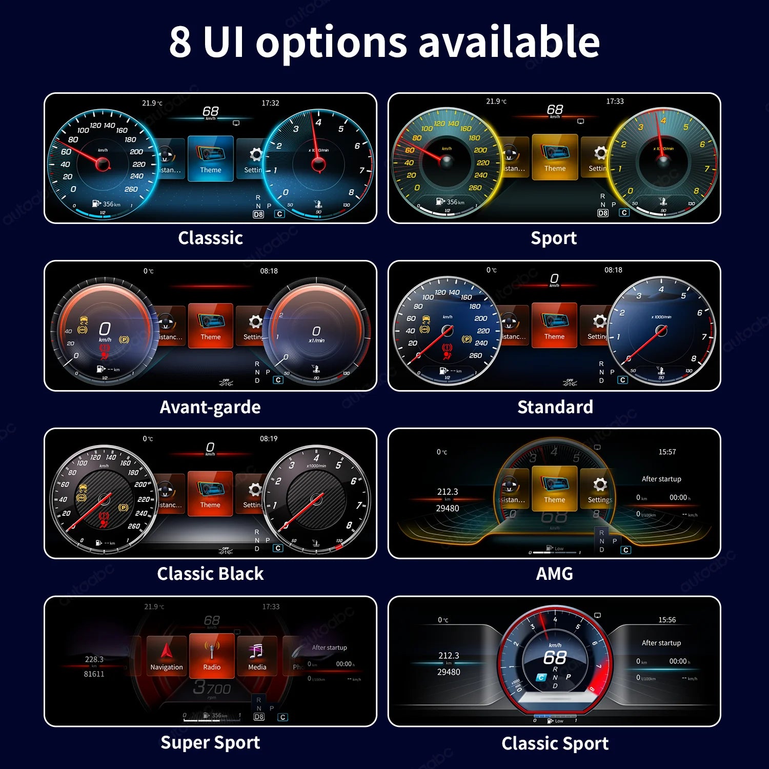 LED Interior Light Kit for Mercedes C177 X156 W176 - Canbus Error-Free Interior Bulbs | AUTOKITSHOP
