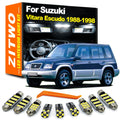 ZITWO 9Pcs Vehicle LED Interior Light Bulb Kit For Suzuki Vitara Escudo 1988- 19 for Suzuki 1988-1992 - Canbus LED Car L