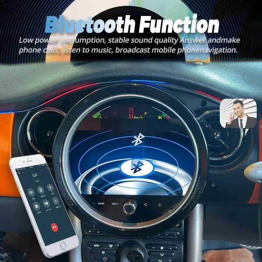 For BMW Mini Cooper R50 R52 2003-2007 Wireless Carplay Multimedia Video Player 9" Android  | AUTOKITSHOP