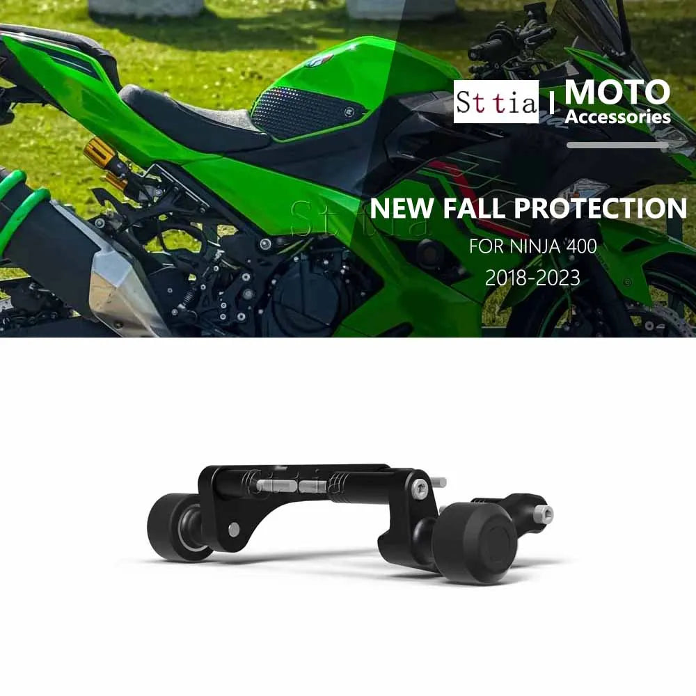 Motorcycle Frame Crash Pad Engine Stator Slider Protector For Kawasaki NINJA 400 Ninja400 2018-2 - Automotive LED Light