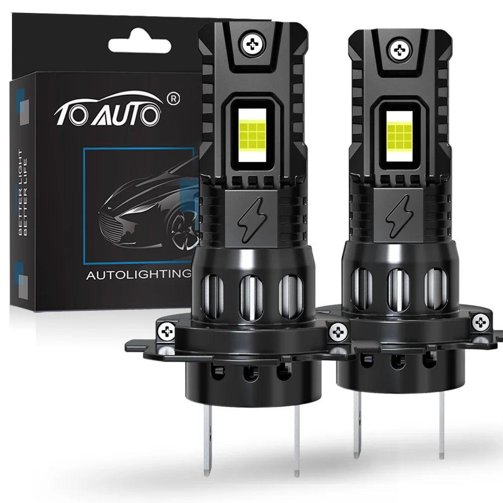 TOAUTO H4 LED Light 100W 20000LM 9005 9006 H11 H7 LED Headlight Canbus 36 CSP Car High Close Lamps Auto With Fan Turbo Lights