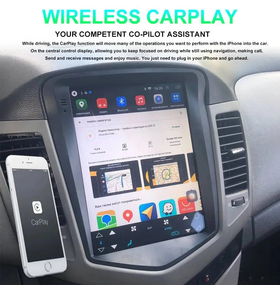 Android 15 Carplay Auto 8Core DSP For Chevrolet Cruze 2008-2015 Car Radio Multimedia Video | AUTOKITSHOP