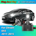 6000K LED Headlight HID D1S Replacement Canbus Car Light For Citroen DS5 2011 2012 2013 20