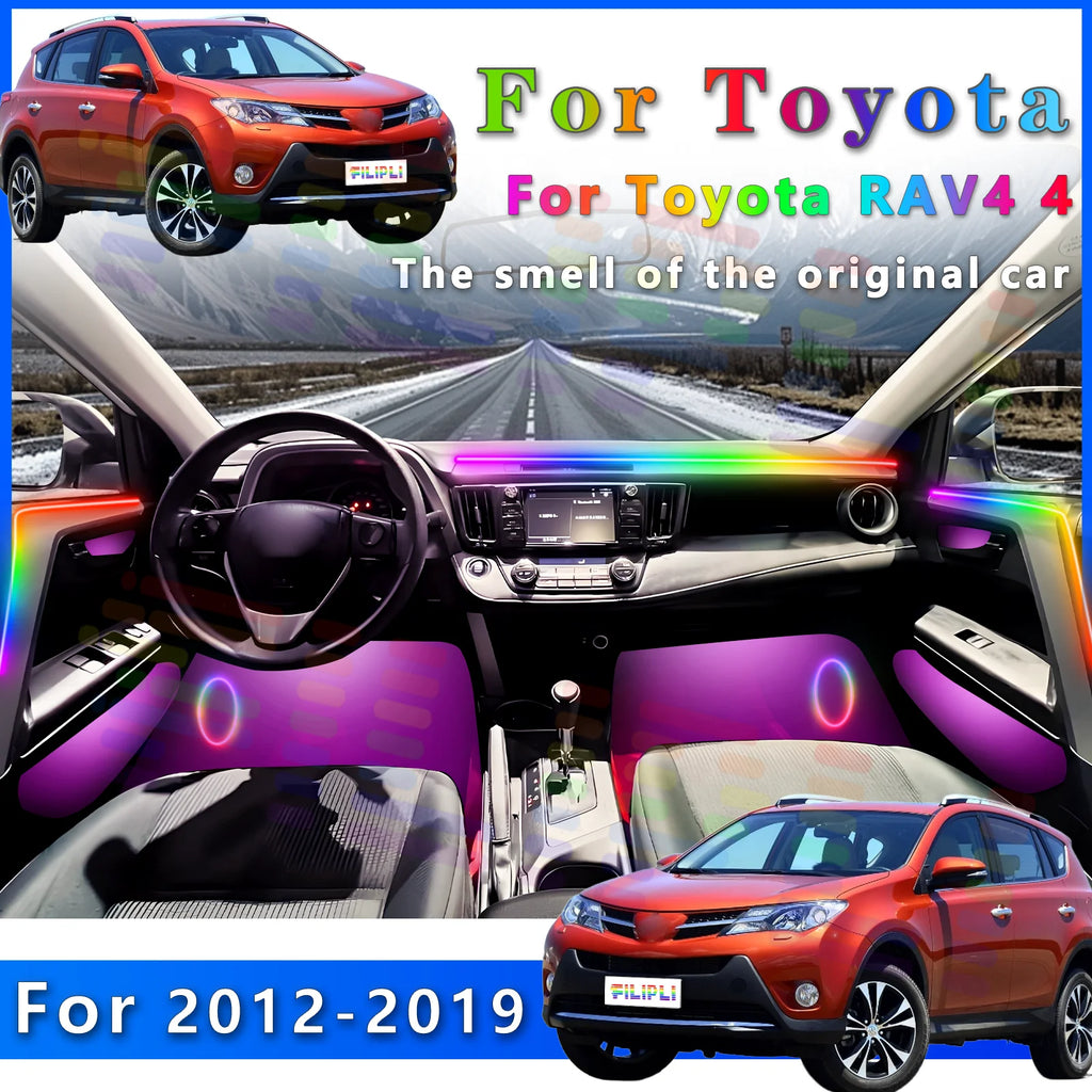 RGB - Ambient Light - for Toyota RAV4 - App Control - Car Interior Lighting | AUTOKITSHOP