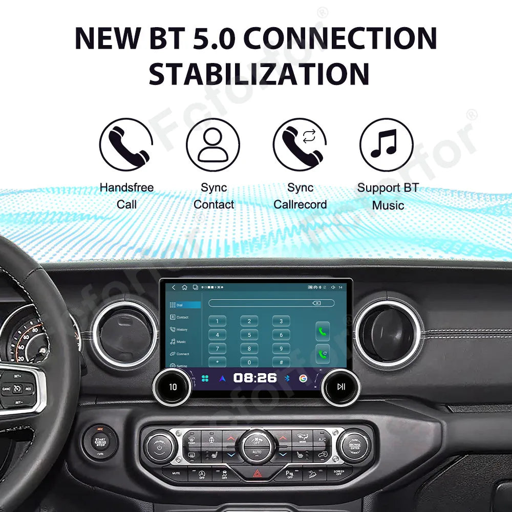 11.5 Inch Android 15 Wireless CarPlay Luxury HD Display GPS Navigation Stereo Head Unit Fo
