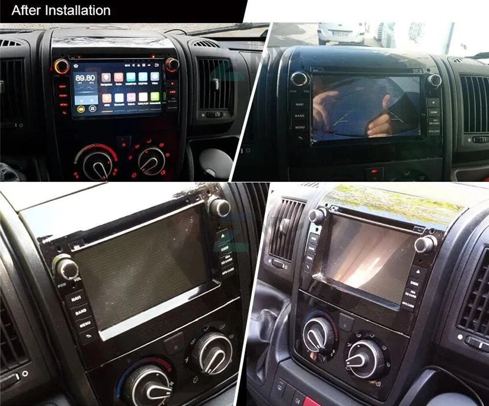 4G 7"For Fiat Ducato 2008-2015 Car Carplay Auto Android 16 Radio Navigation GPS Multimedia