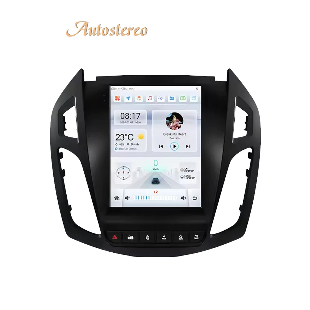 For Transit Tourneo Connect 2013-2018 Android Tesla Style Vertical Screen Car Multimedia P