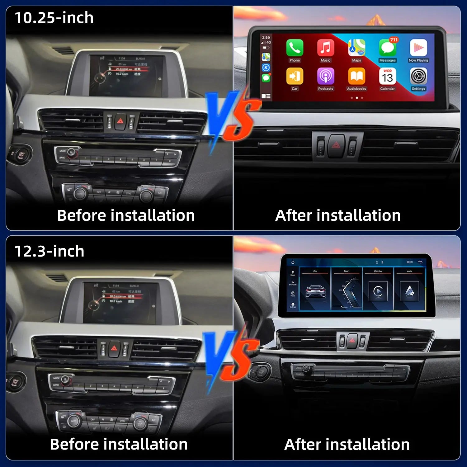 LED Interior Light Kit for BMW F39 X2 - Canbus Error-Free Interior Bulbs