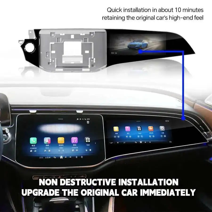 Car Co Pilot Android Screen For Mercedes BENZ E Class E260 E300 W214 2024 Multimedia Playe