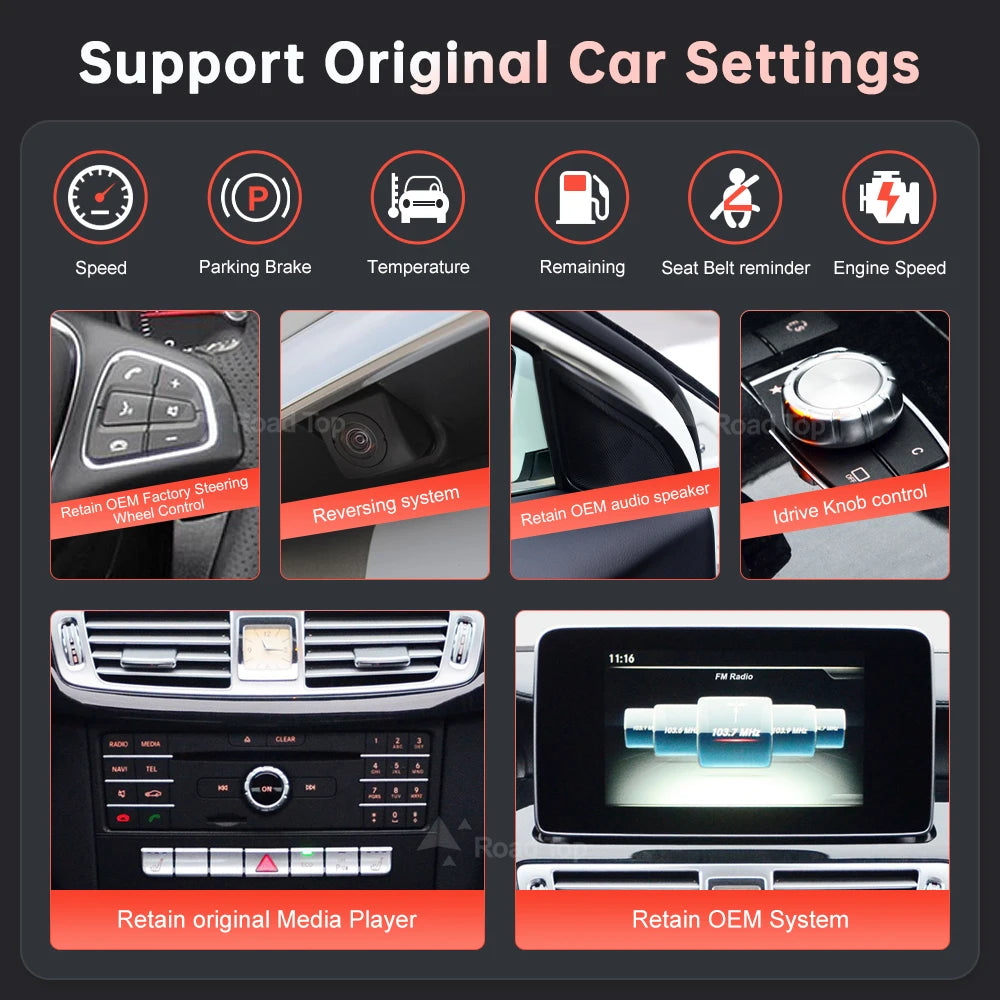 1920*720 Multimedia Display Screen Wireless CarPlay Android Auto for Mercedes-Benz CLS W21 | AUTOKITSHOP