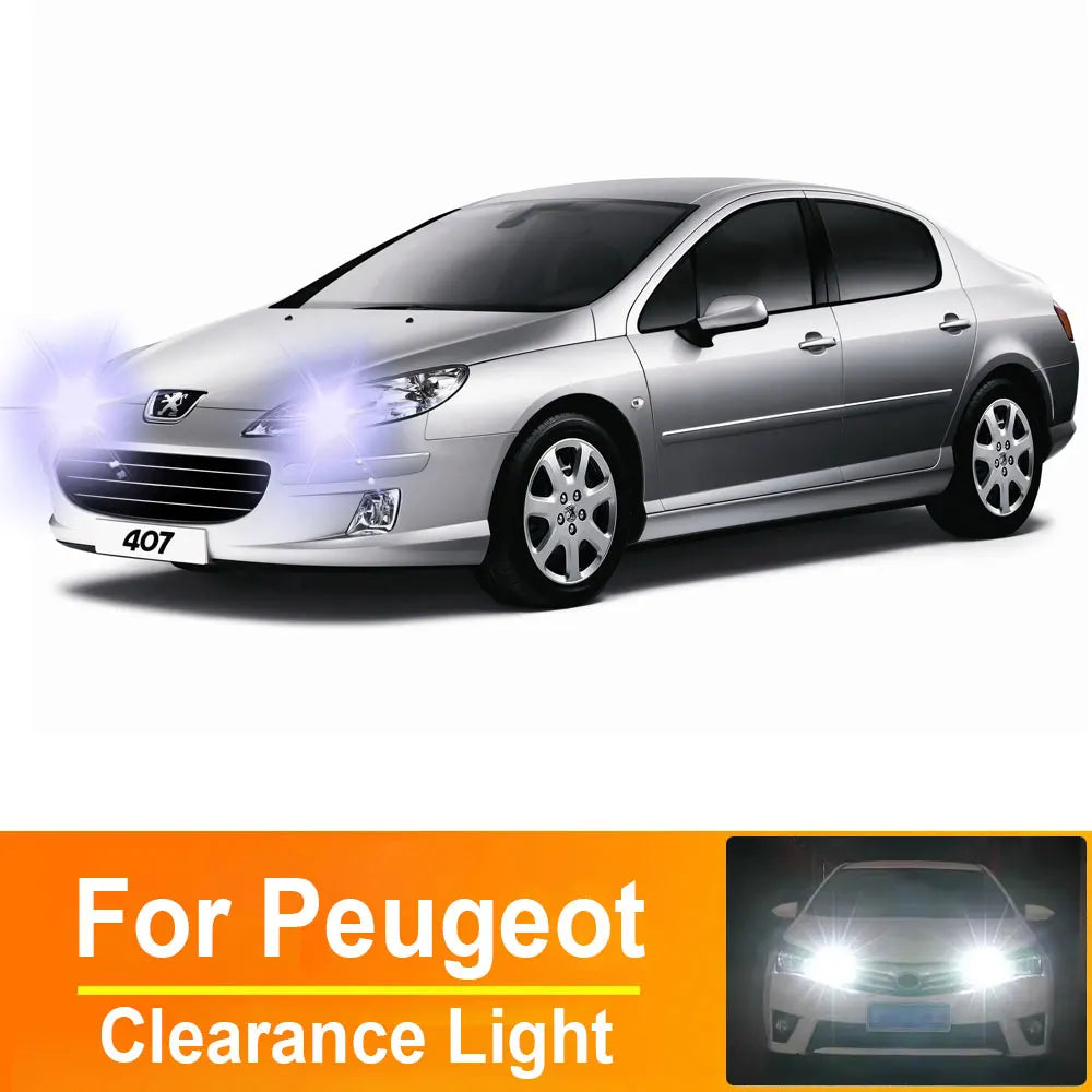 2-Piece LED Interior Light Kit for Peugeot 107 106 206 207 301 306 307 406 407 508 607 806 807 SW CC Canbus - Canbus ...