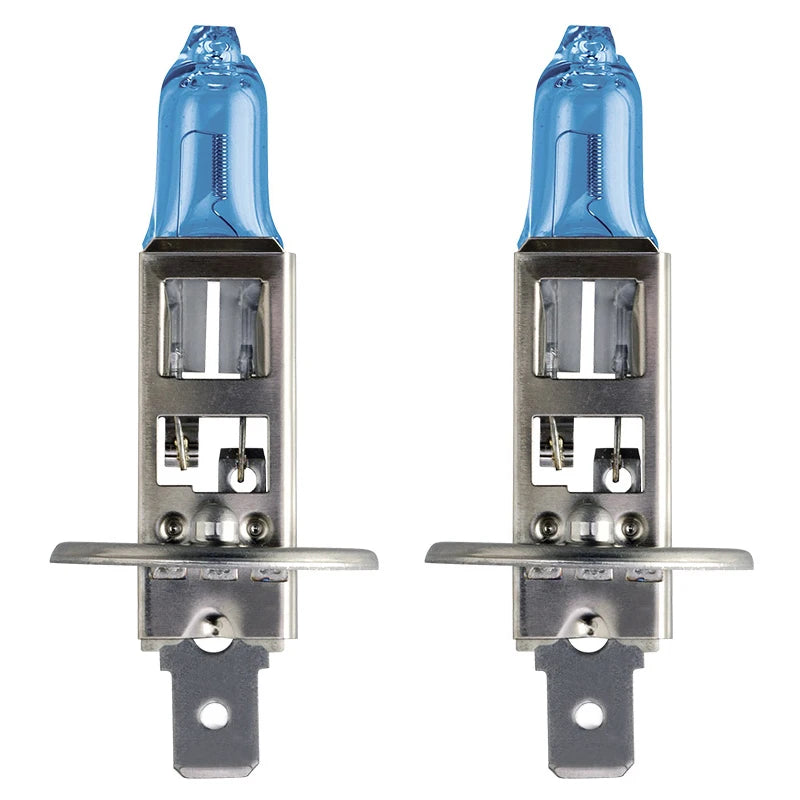 Philips H1 BlueVision Ultra Car Halogen Head Lamps P14.5s 4000K Xenon White Light 12V 55W