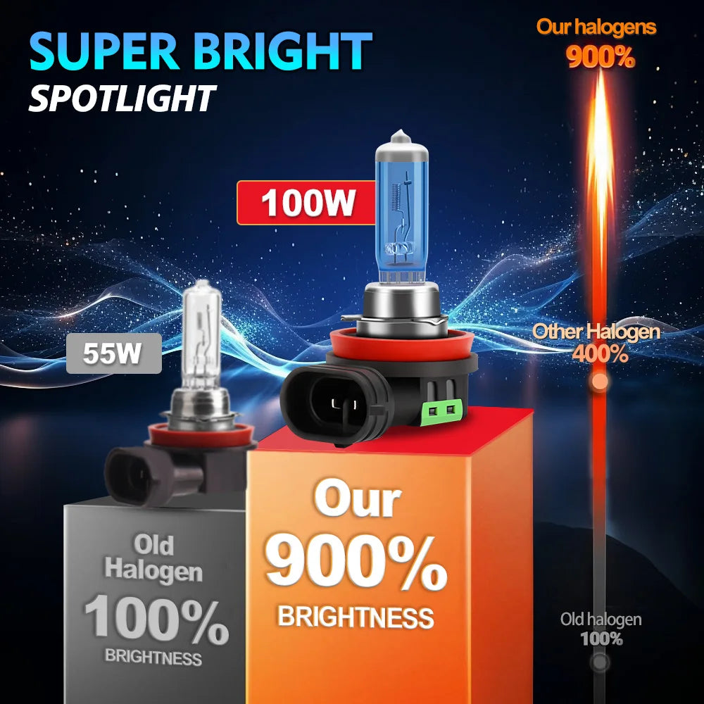 Halogen Headlight Bulbs For Subaru Outback 2015 2016 2017 2018 2019 High Beam Low Lights 6
