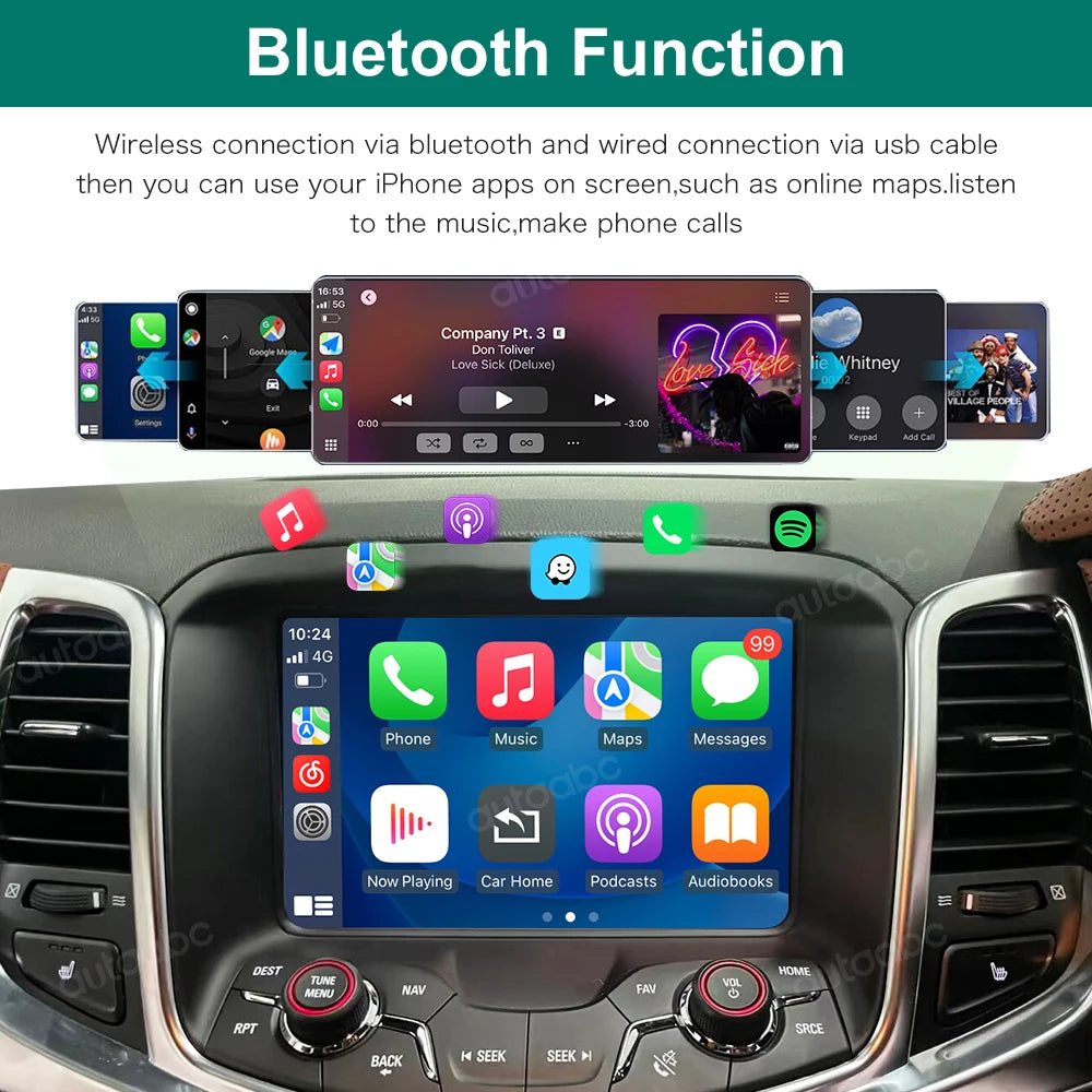 Wireless CarPlay Android Auto Module For Holden Commodore Maloo VF 2013-2017 Wired CarPlay | AUTOKITSHOP