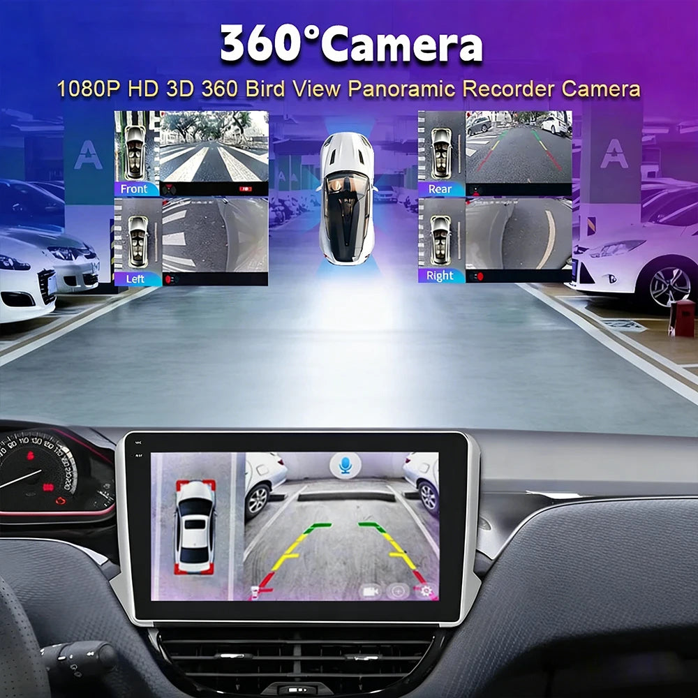 Car Radio For Peugeot 2008 208 Series 2012 - 2018 Android 16 GPS Navigation Carplay Multim