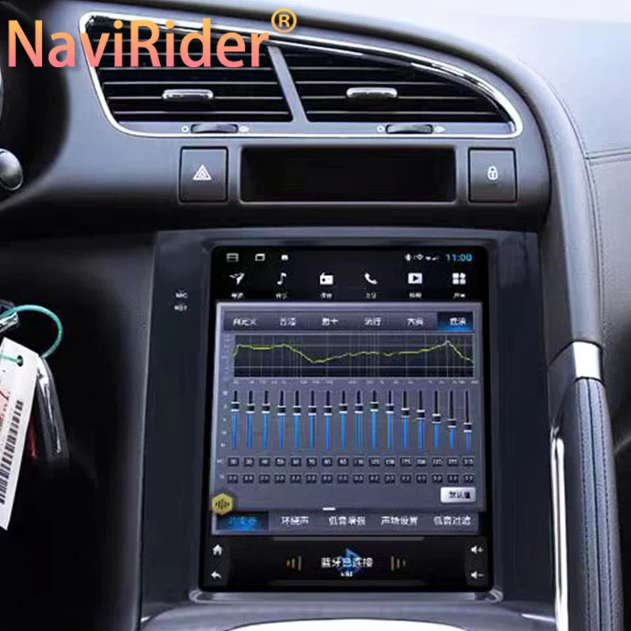 9.7inch VerticalScreen Android 13 Car Radio For Peugeot 3008 2009-2015 Multimedia System V