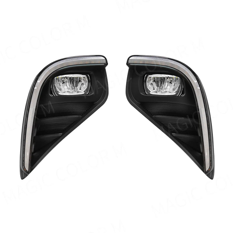 For Toyota Highlander 2021 2022 DRL Fog Light Led Daytime Running Lamp Daylights Dual Colo | AUTOKITSHOP