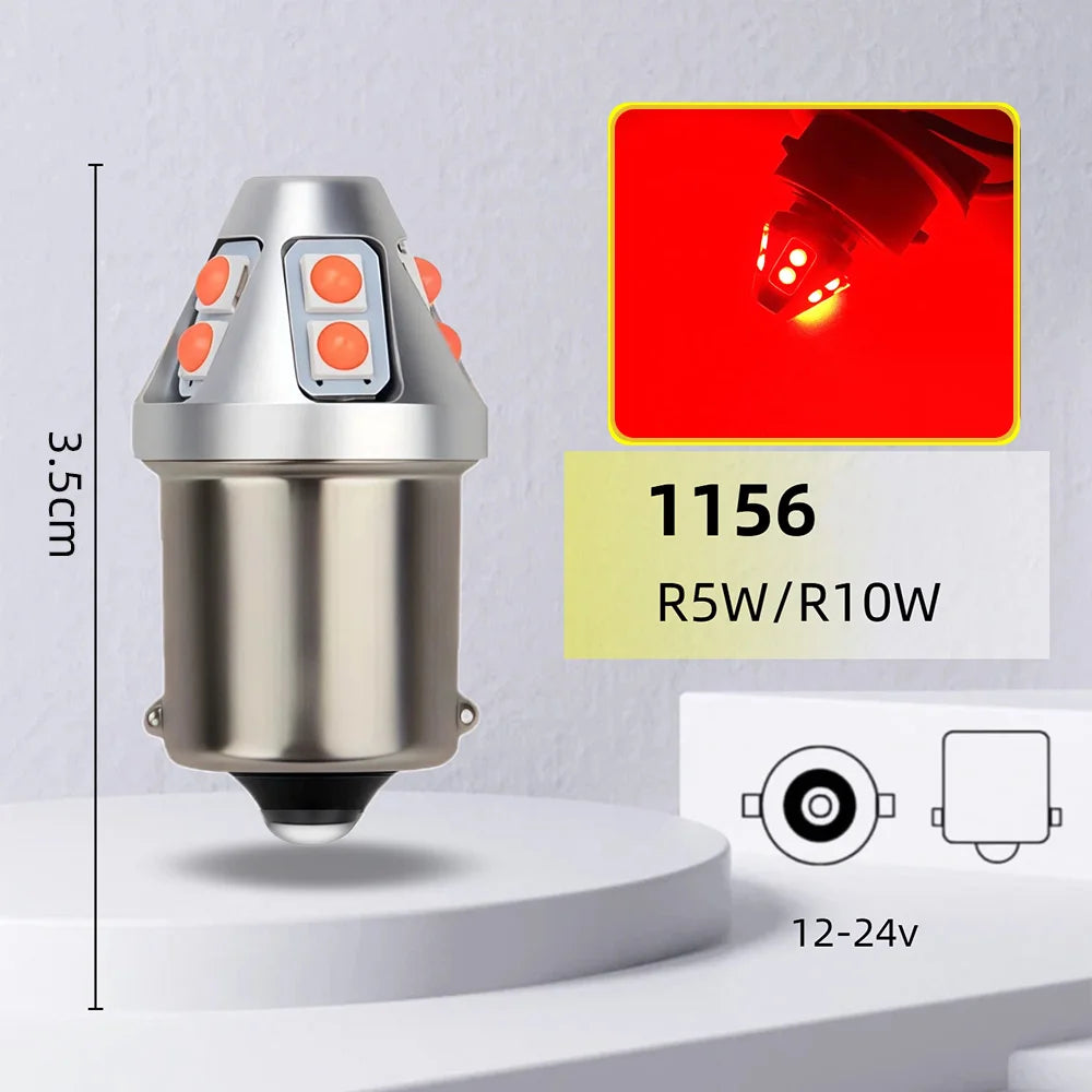 LED Interior Light Kit for 2x 1156 BA15S P21W PY21W BAU15S 1157 P21/5W BAY15D R5W R10W - Canbus Error-Free Bulbs | AU...