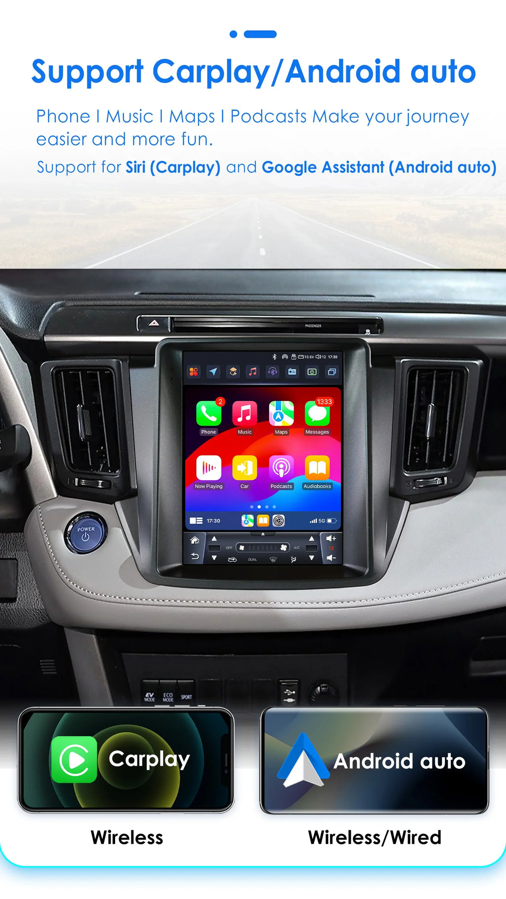 9.7"7862 Android 13 Autoradio 4G Carplay For Toyota RAV4 RAV 4 2013-2018 Multimedia player