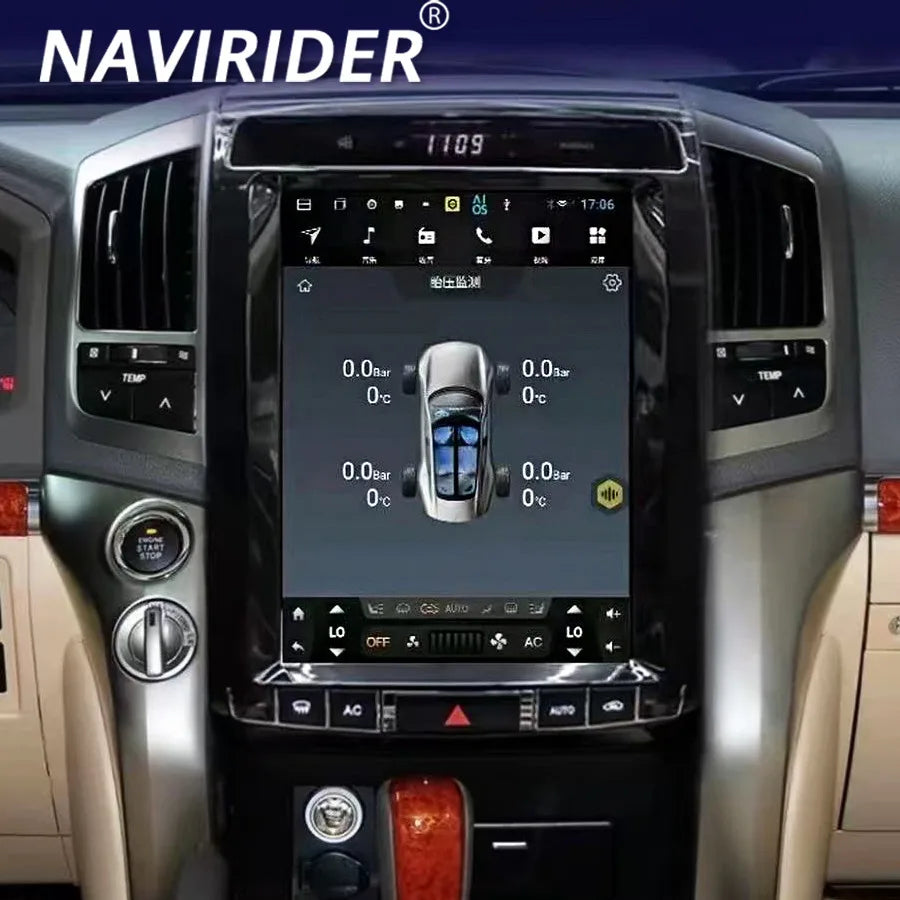 Android Car GPS Navigation 8+256GB Radio For TOYOTA LAND CRUISER 2008-2015 12.1inch Car Ra | AUTOKITSHOP