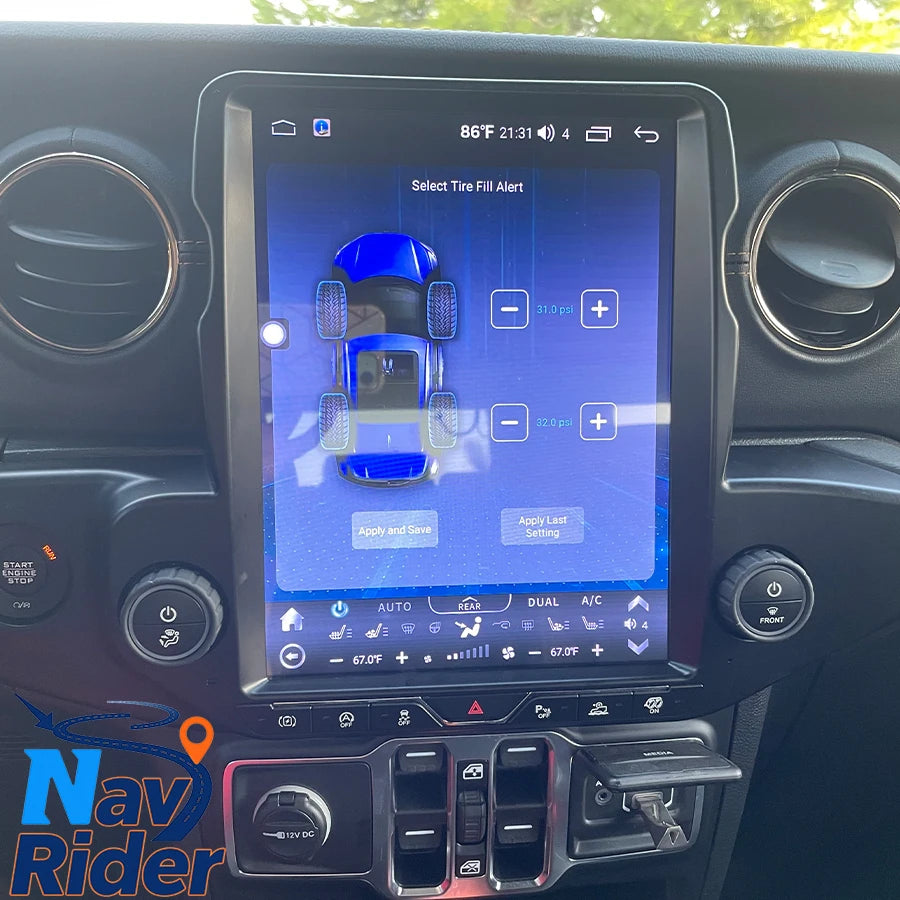 12.1inch Android 13 Screen Radio 2din For Jeep Wrangler 2020-2022 GPS Carplay Car Multimed | AUTOKITSHOP